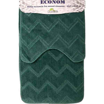 Набор ковриков Dariana Econom JD 672 зеленый