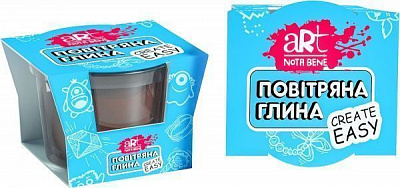 Глина повітряна Nota Bene 120 мл коричнева