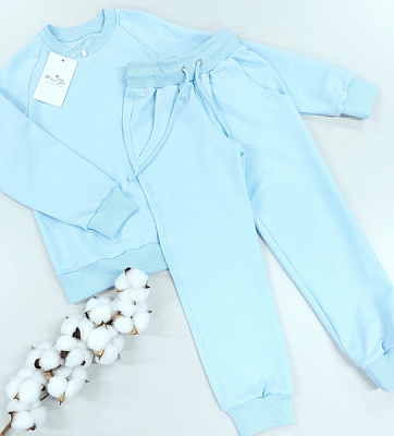 Спортивный костюм KrisTan р.140 голубой 