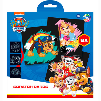 Набор для творчества MOXY Paw Patrol Скретч-карты 723382