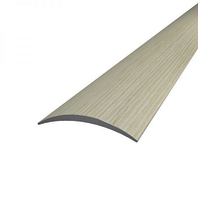 Порожек алюминиевый декоративный АЛЮПРО с отверстиями 28x900 мм дуб беленый 