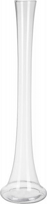 Ваза скляна прозора Хайт 60х6,7 см Wrzesniak Glassworks