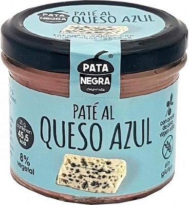 Паштет Pata Negra зі свинини з сиром Roquefort 110 г 8436030023740