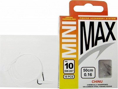 Крючок MiniMax Chinu №10 10 шт. SW007-10/0.16