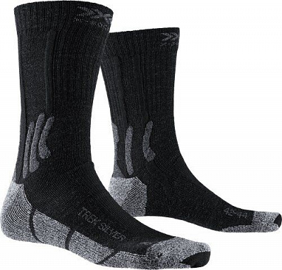 Шкарпетки X-Socks Trek Silver XS-TS07S19U-B010 чорний р.42-44