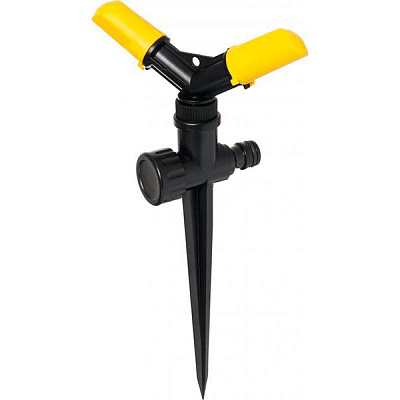 Дождеватель распыляющий Expert Garden на стойке с 2-мя рукавами DY1015 