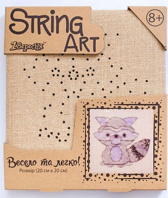 Набор для творчества Стринг-арт Енот 1 вересня 