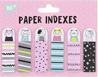 Стікери Cats 50х15 мм 120 шт. YES