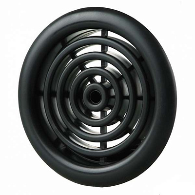 Гратка для вентиляції МВ 51/4 бВ чорна пластик чорний