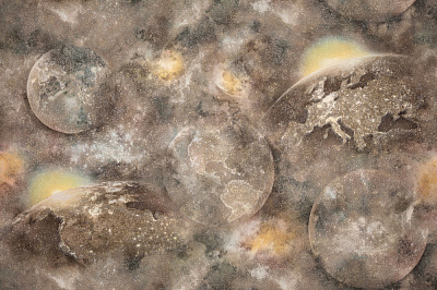 Шпалери вінілові на флізеліновій основі Слов'янські шпалери Elegance collection В121 Селена 2384-14 1,06x10,05 м