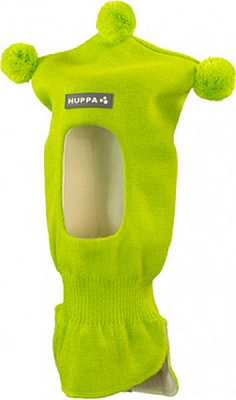 Шапка HUPPA Вязаная шолом для малюків COCO, S р.49-51 лайм 85070000-60047-00S