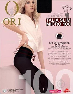 Колготки жіночі ORI Talia Slim Micro р. 3 100 den nero 1 пар