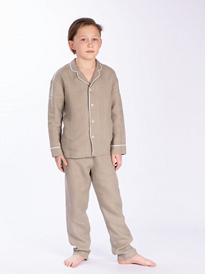 Пижама для мальчиков Эдельвика р.122 бежевый 375-22/00 