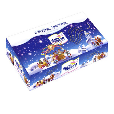 Серветки столові Будь Ласка Різдво 20x20 см 90 шт.