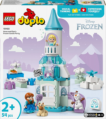 Конструктор LEGO DUPLO Disney Вечеринка в ледяном дворце Эльзы и Анны 10455