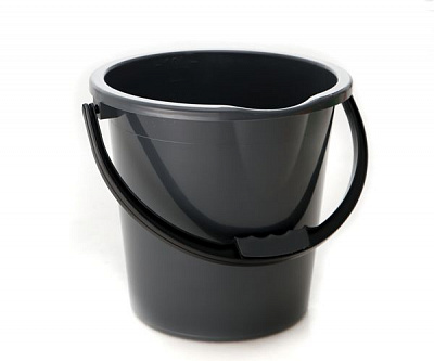 Ведро Горизонт Комфорт 10 л серый GR-02040 