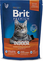 Корм Brit Premium Adult Indoor 300 г