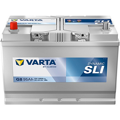 Аккумулятор автомобильный Varta Dynamic SLI G8 95Ah 830A 12V «+» слева (595405083)