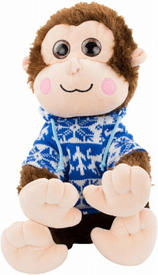 Мягкая игрушка Обезьянка 34 см разноцветный J6048