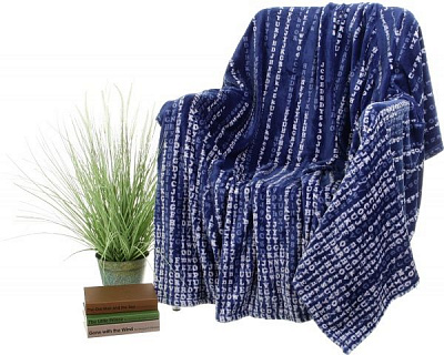 Плед Frannel Code 200x220 см синий La Nuit 