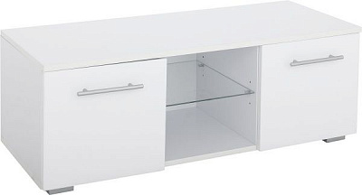 Тумба під ТВ Більбао 3-В білий/білий глянець