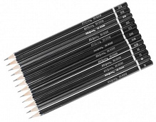 Набор карандашей для черчения 12 шт различной твердости SK-9500-12 Skiper