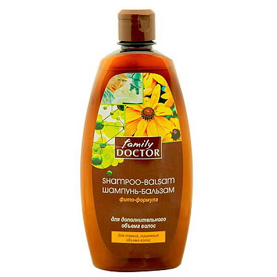 Шампунь Family Doctor Фито-формула для дополнительного обьема волос 500 мл