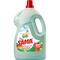Гель для машинного та ручного прання SAMA Color 4 кг