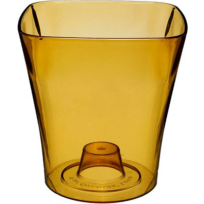 Горшок для орхидеи Симкерамика 17 см бронза