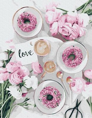 Картина по номерам Праздничный завтрак bk_1225 BookOpt 