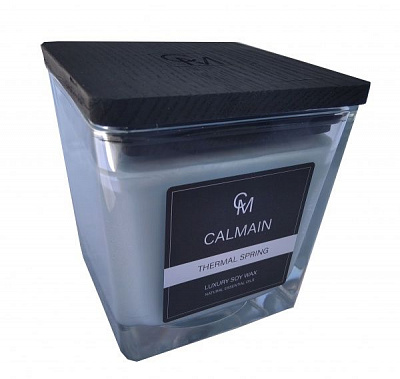 Ароматическая свеча Calmain Термальный источник 75 г Dr. Marcus
