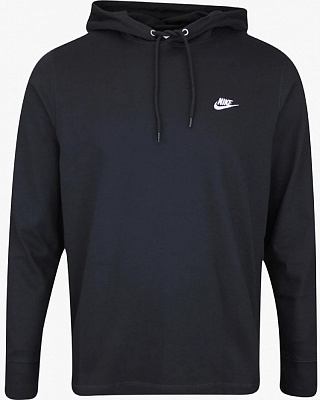 Джемпер Nike M NK CLUB KNIT PO HOODIE HV1151-010 р.S черный