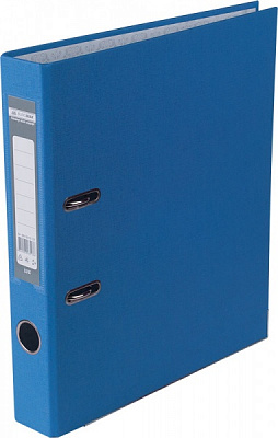 Папка-реєстратор LUX одностороння JOBMAX А4 50мм PP синя збірна BM.3012-02c Buromax