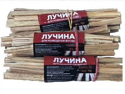 Лучина для розпалювання сосна 15 шт.