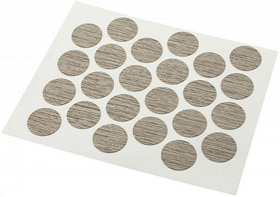 Заглушка самоклеющаяся на минификс d20 мм 24 шт. ильм нордик DC