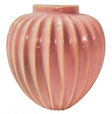 Ваза керамическая розовая Glaze Шар Наша Кераміка