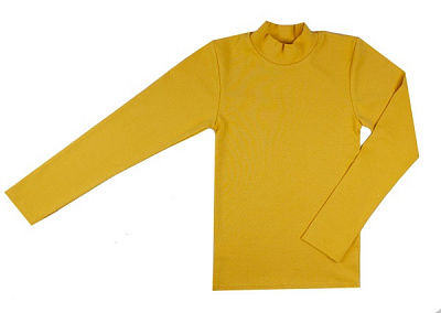 Гольф для мальчика Luna Kids р.92 горчичный 