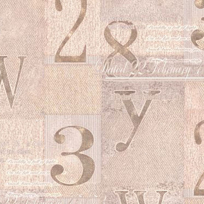 Слов'янські шпалери Gracia В66.4 Цифри 6512-02 0.53x10.05 м