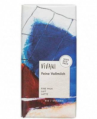 Молочный шоколад органический 100 г