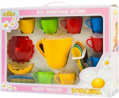 Набір дитячого посуду Тигрес 28 предметів 39131