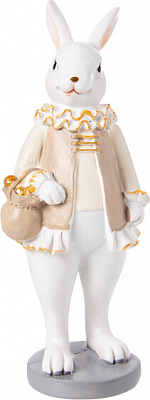 Фигурка декоративная Кролик с корзинкой 5,5x5,5x15 см 192-237 Lefard