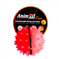Іграшка для собак AnimAll Fun м’яч каштан кораловий 7 см