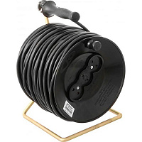 Подовжувач ОТК без заземлення 3 гн. чорний 50 м В-50-2х2,5 