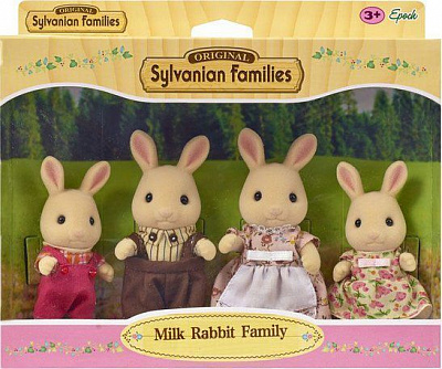 Игровой набор Sylvanian Families Семья Молочных Кроликов 