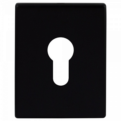 Декоративна накладка PROTECT під циліндр матовий чорний