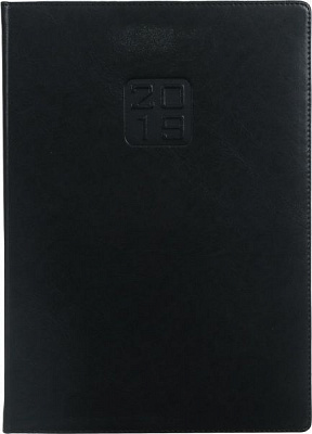Щоденник 2019 Bravo А4 336 страниц чорний Buromax
