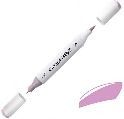 Маркер двосторонній Graph'it GI86130 рожева орхідея