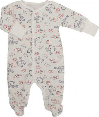 Боді Фламінго ясельний р.56 молочний 365-310