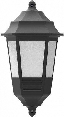 Светильник парковый Mutlusan FLORA настенный E27 40 Вт IP44 черный 38-52-12-1