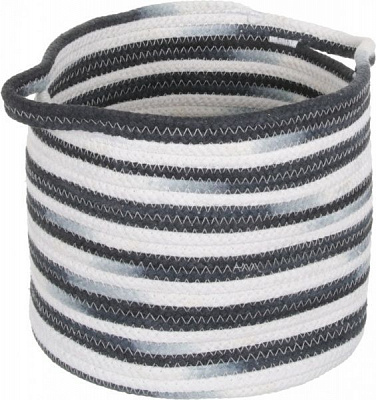 Корзинка декоративная текстильный с ручками 25x23 см